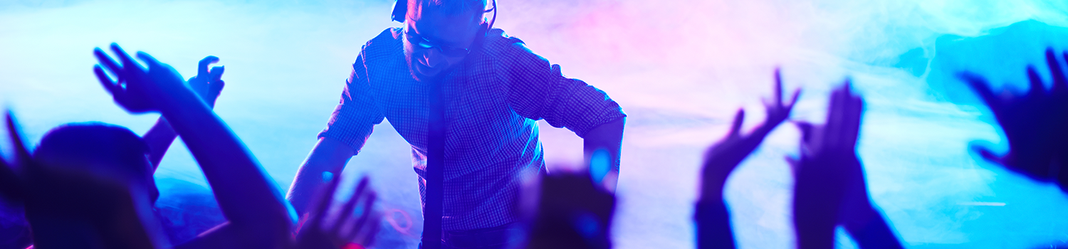 DJ Performing at Rave